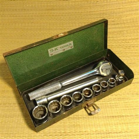 sk tools socket set metal box|sk tools catalog online.